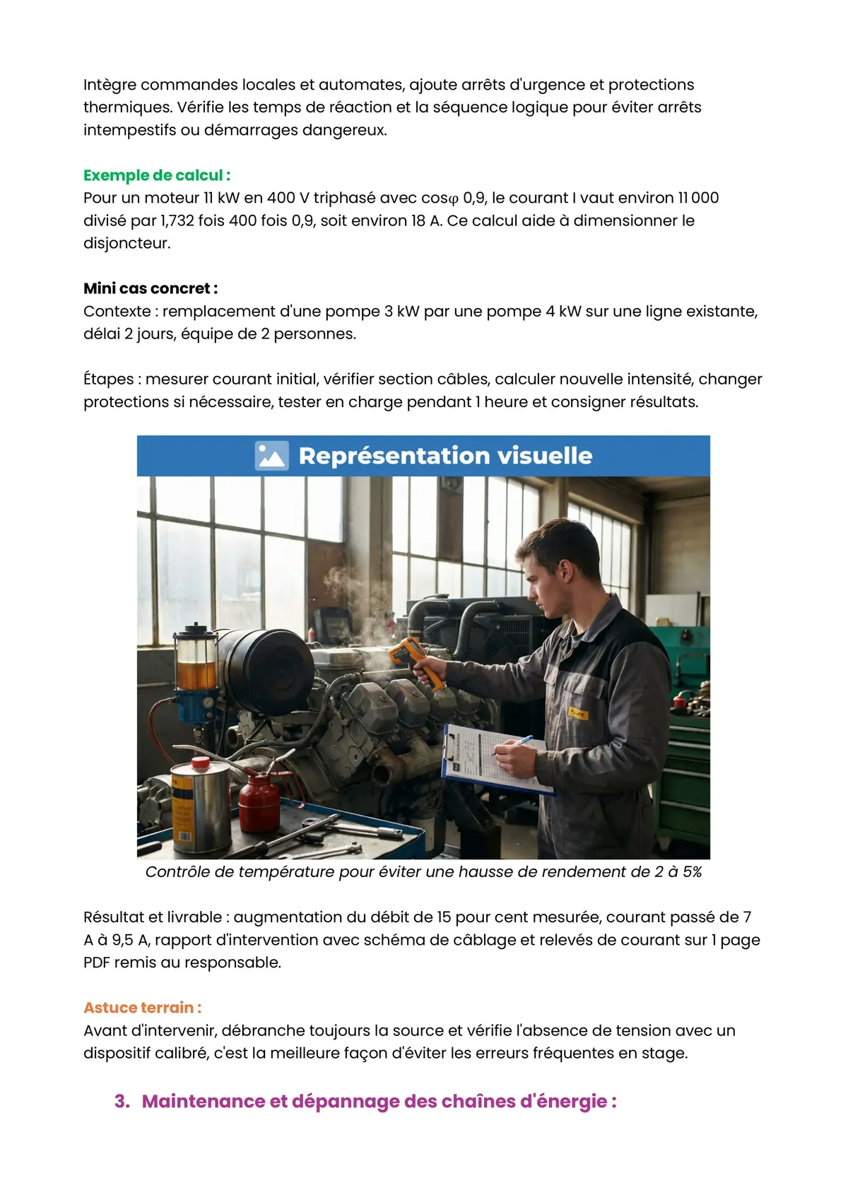 Example Fiche de Révision CAP CIP